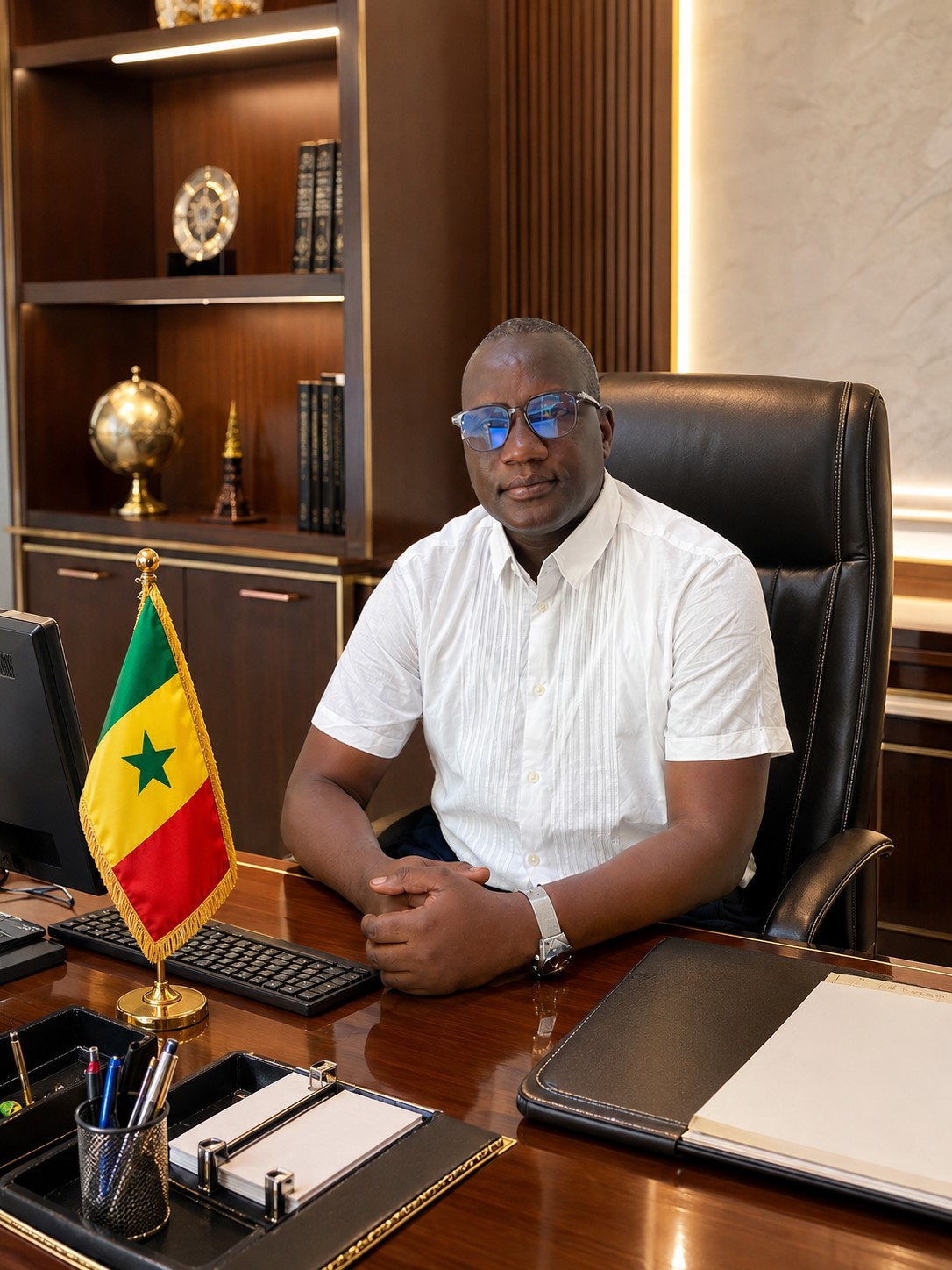 Portrait d'Aliou Seck, fondateur et directeur général d'ERTM