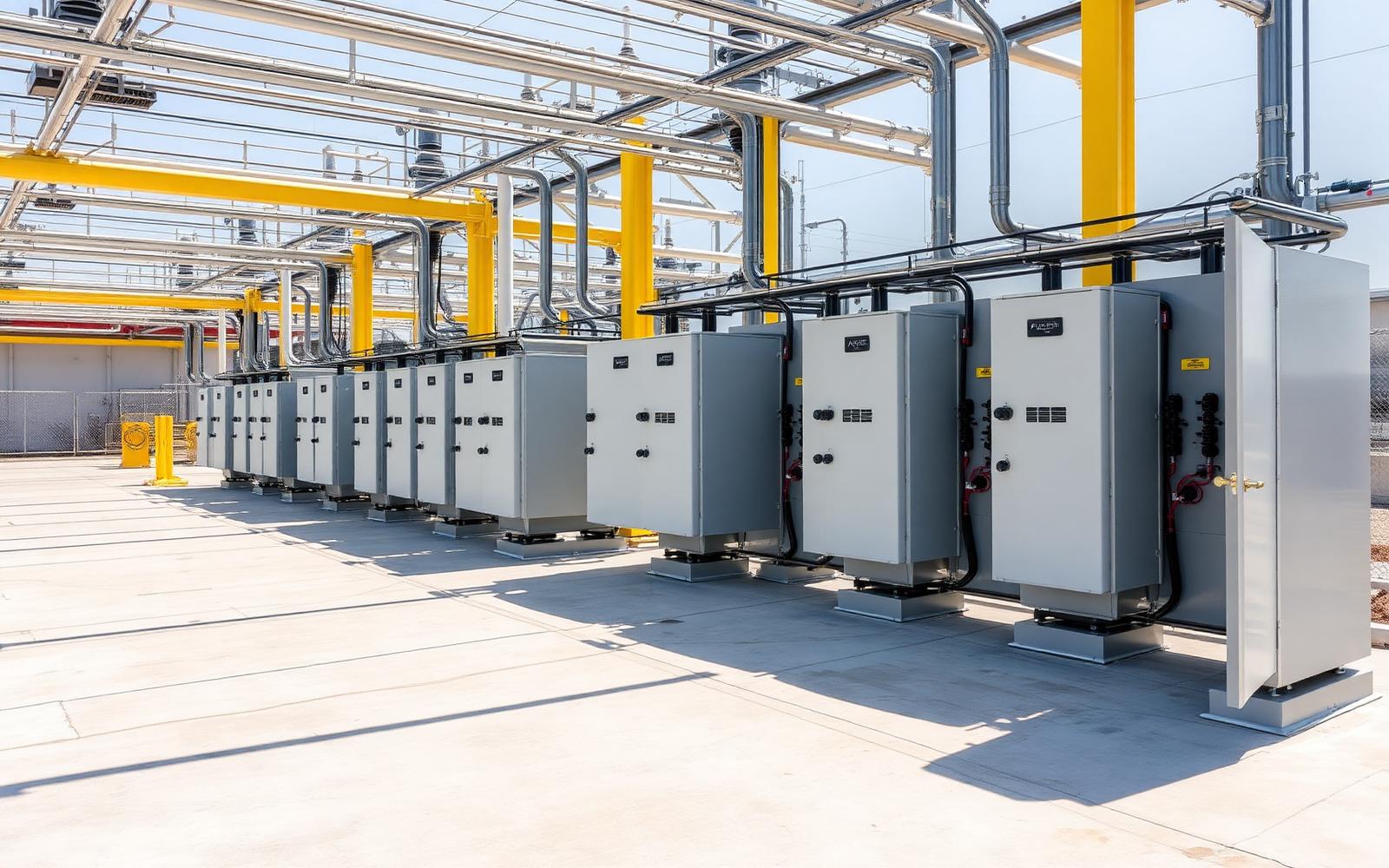 Poste électrique rénové après intervention ERTM