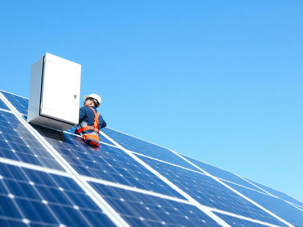 Installation solaire réalisée par ERTM